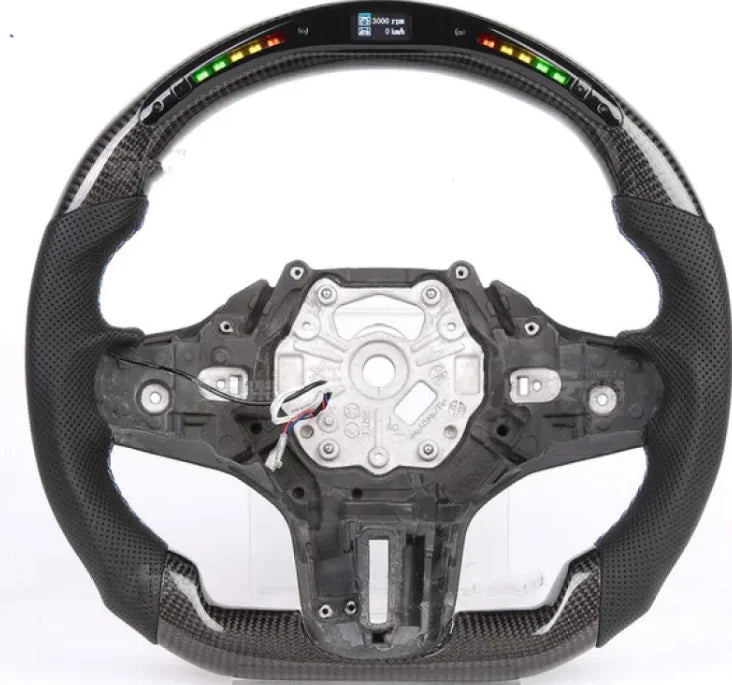 X3x5 Carbon Fiber LED Steering Wheel