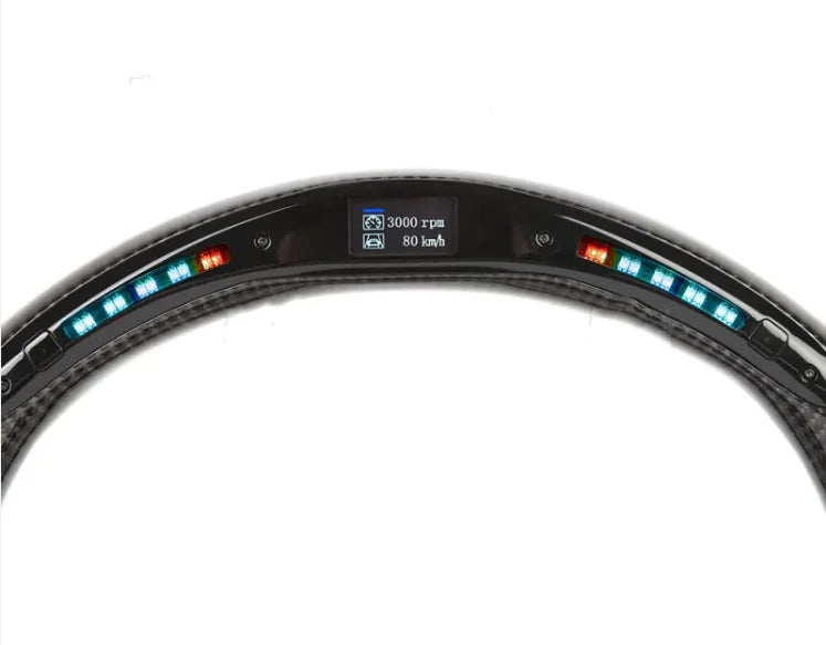 X3x5 Carbon Fiber LED Steering Wheel